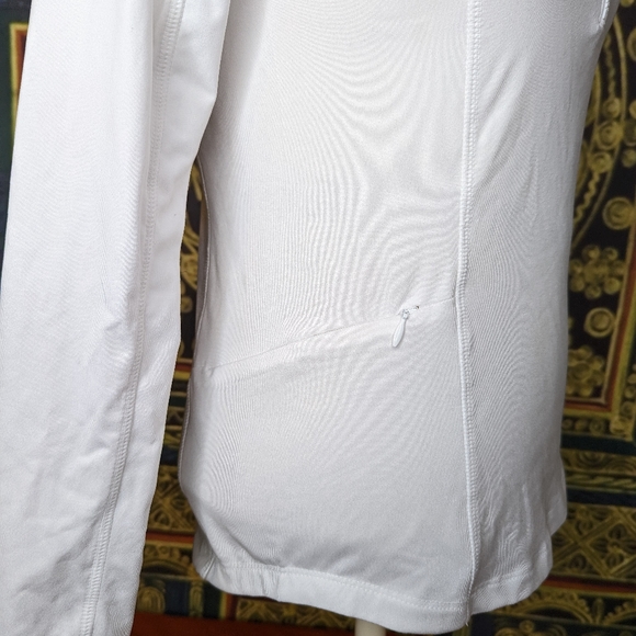 Title Nine White Half Zip Long Sleeve Size XS - Picture 6 of 7